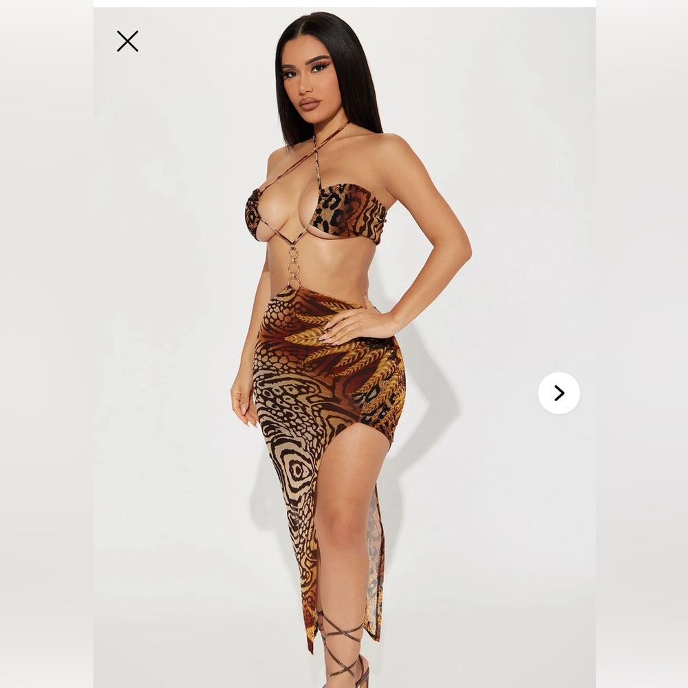 NWOT. Sexy Animal Print dress. SIZE: XS